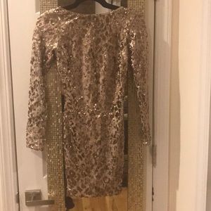 Nasty Gal Gold Dress